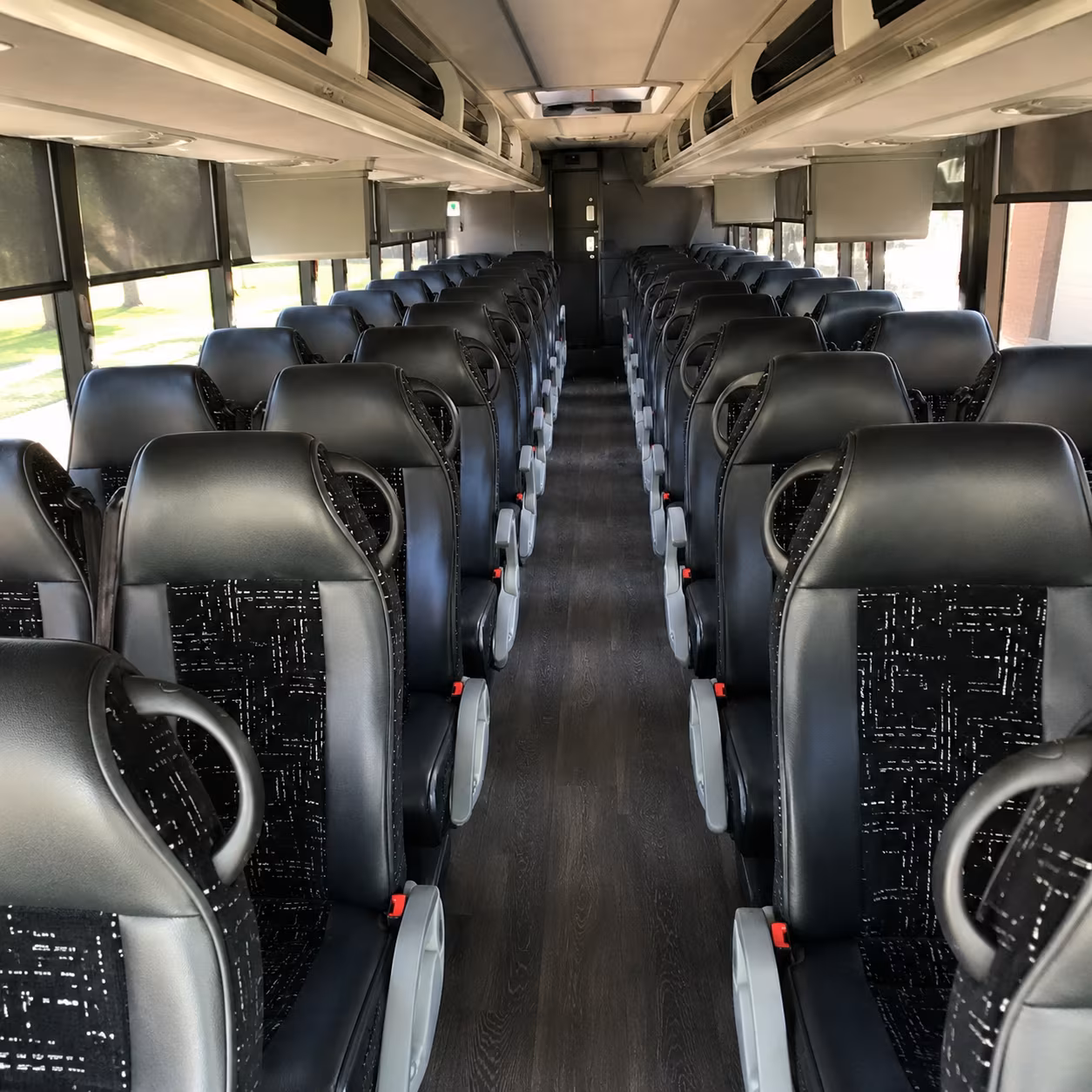 edmond comfortable charter bus rentals for edmond weddings