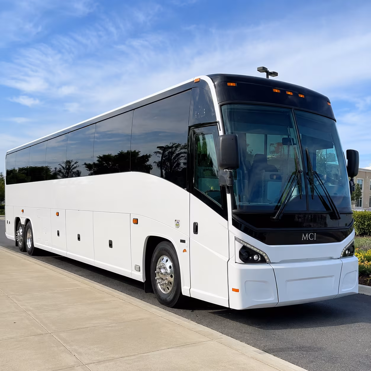 moore ride in style with a moore wedding charter bus